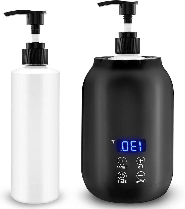 Electric Massage Oil Warmer with Digital Display Touch Controls Timer and Adjustable Temperature