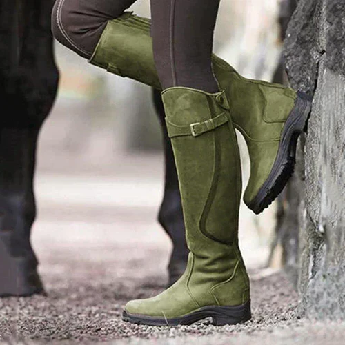 Waterproof Thermal Winter Boots with Insulated Lining Synthetic Leather Upper and Rubber Sole