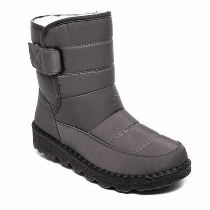 Womens Waterproof Non Slip Warm Snow Boots High Winter Boots with Windproof Design and Grip Sole