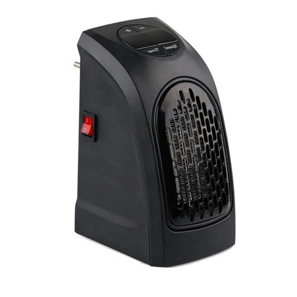 Portable Plug In Electric Heater with Two Stage Rapid Heat Under 370W Small Room Space Heater