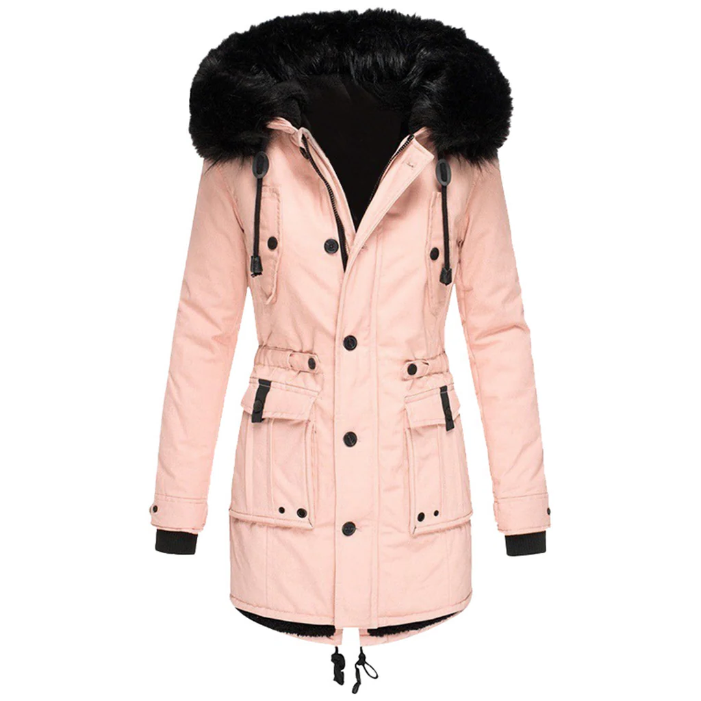 Womens Warm Fashion Parka Coat Winter Jacket for Cold Windy Weather in Six Colours Sizes S to 5XL