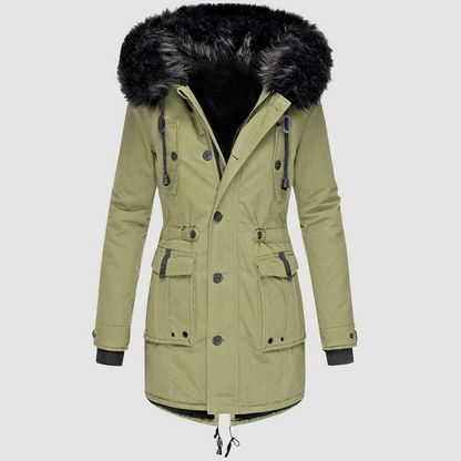 Womens Warm Fashion Parka Coat Winter Jacket for Cold Windy Weather in Six Colours Sizes S to 5XL