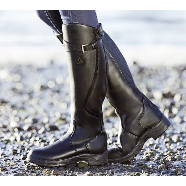 Womens Waterproof Long Boots with Non Slip Duratread Sole and Removable Insole for Rain and Snow