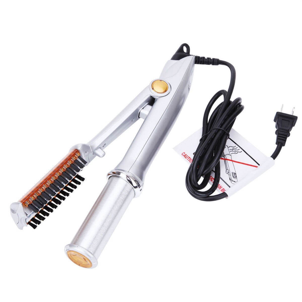 InStyler Rotating Hair Styler, 2-in-1 Curling Iron and Straightener with Ionic Bristles