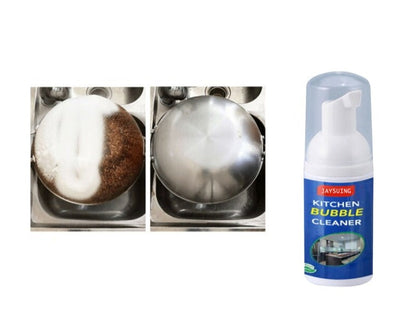 Kitchen Bubble Cleaner Foam Spray for Grease and Stubborn Kitchen Stains Fast Clean