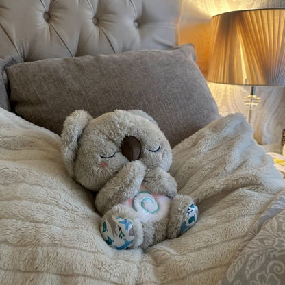 CalmNest Koala Comfort Plush with Gentle Breathing Motion and Soothing Heartbeat Sounds