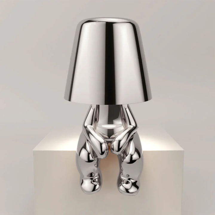 Artistic LED Table Lamp - Dimmable Warm Light Decorative Sculpture Lamp