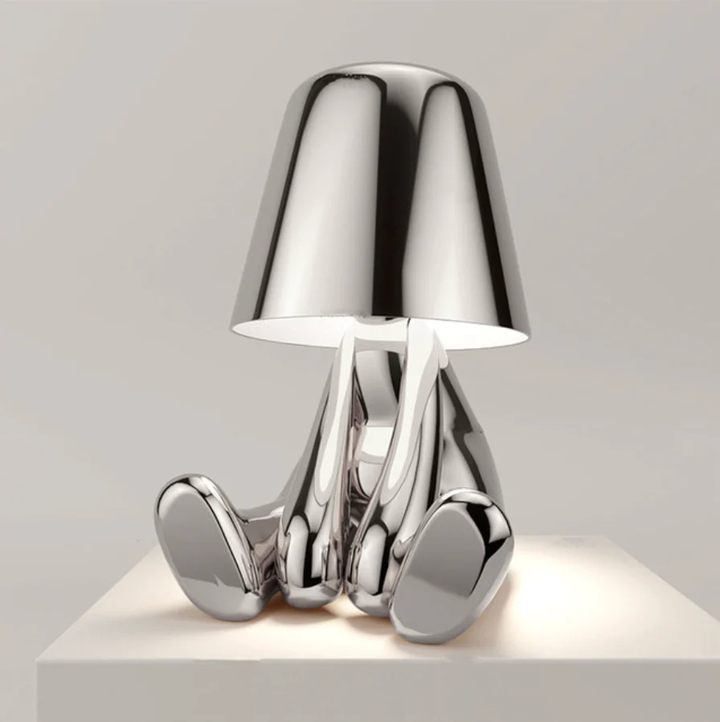 Artistic LED Table Lamp - Dimmable Warm Light Decorative Sculpture Lamp