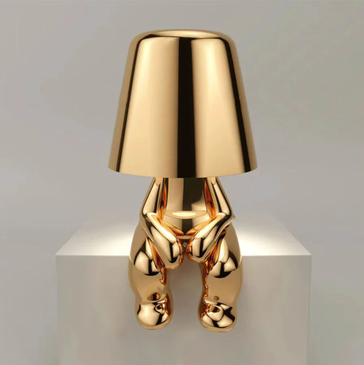 Artistic LED Table Lamp - Dimmable Warm Light Decorative Sculpture Lamp