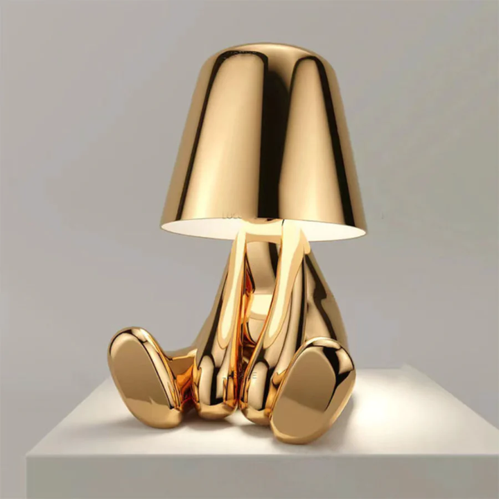 Artistic LED Table Lamp - Dimmable Warm Light Decorative Sculpture Lamp