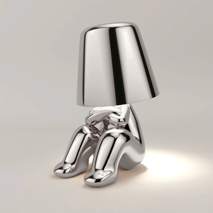 Artistic LED Table Lamp - Dimmable Warm Light Decorative Sculpture Lamp