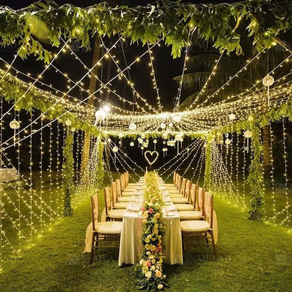 Copper Wire Fairy Lights - Remote Control LED String with 8 Modes, IP65 Weatherproof