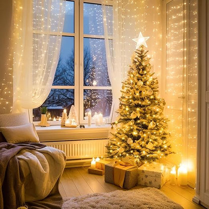 Copper Wire Fairy Lights - Remote Control LED String with 8 Modes, IP65 Weatherproof