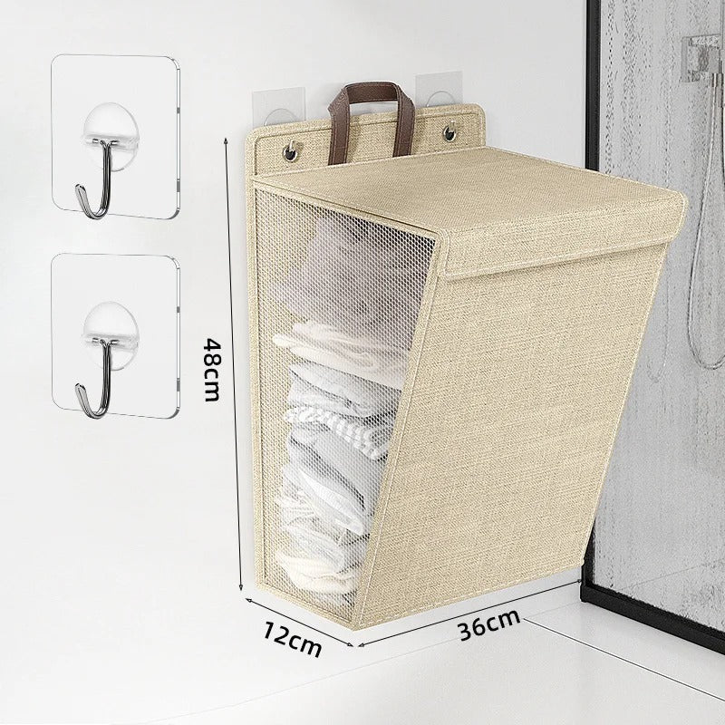 Foldable Adhesive Laundry Basket