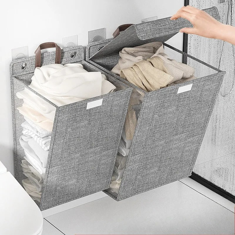 Foldable Adhesive Laundry Basket
