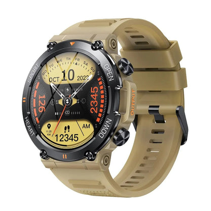Rugged Outdoor Smartwatch with 1.39 Inch Round Display, Long Battery Life and Activity Tracking