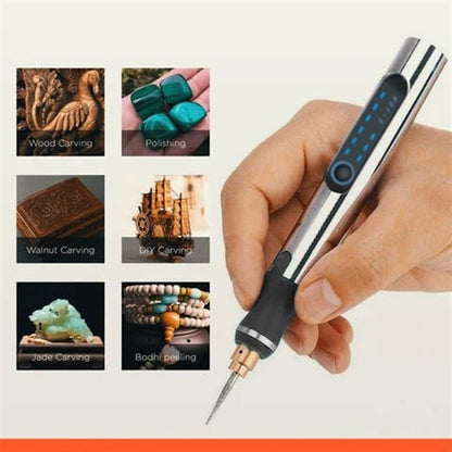 Handheld Engraving Tool for Wood, Glass, Stone and Leather Craft Personalization