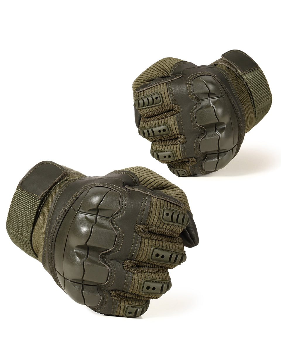 X-Force Tactical Gloves with Touchscreen Fingertips and Impact-Resistant Padding