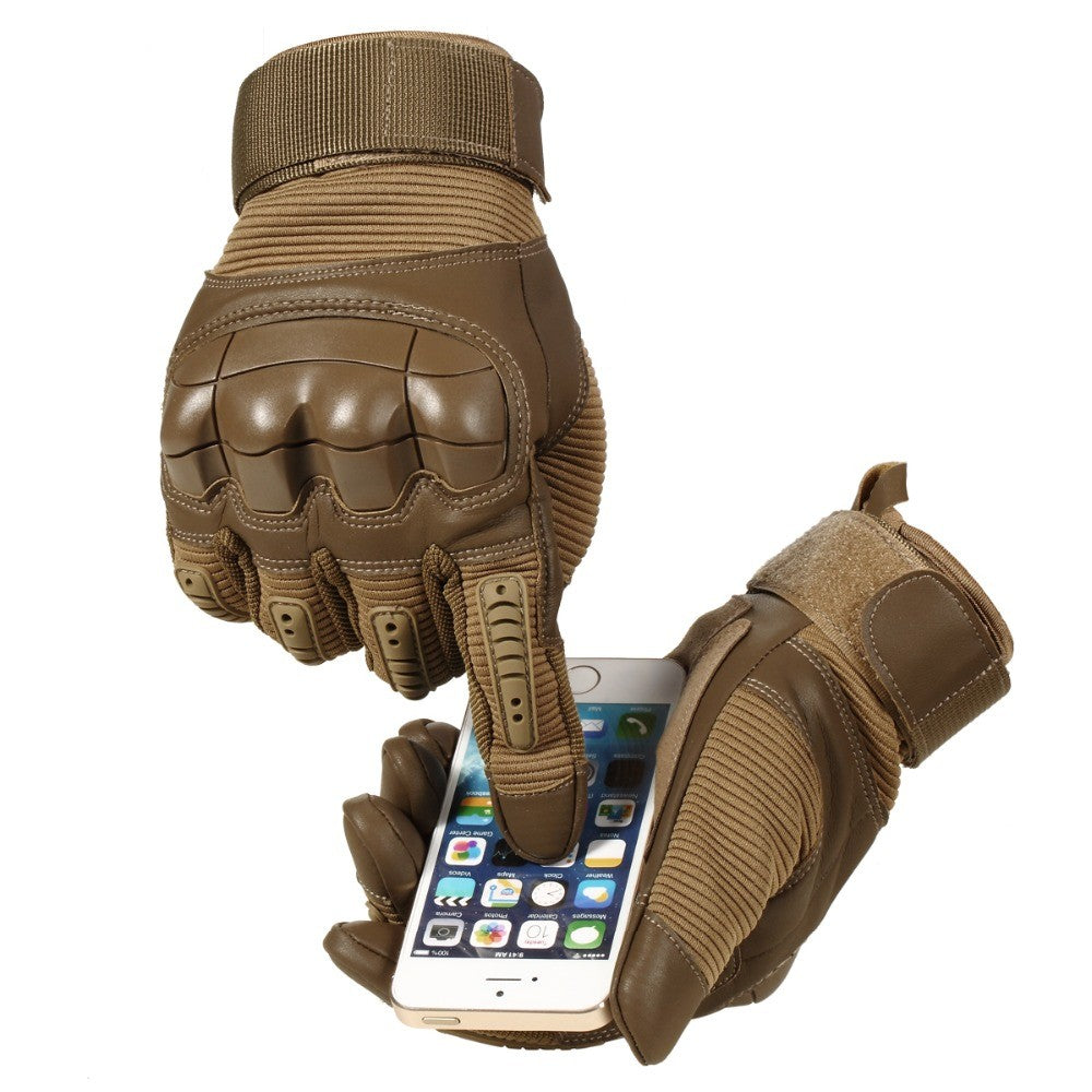 X-Force Tactical Gloves with Touchscreen Fingertips and Impact-Resistant Padding