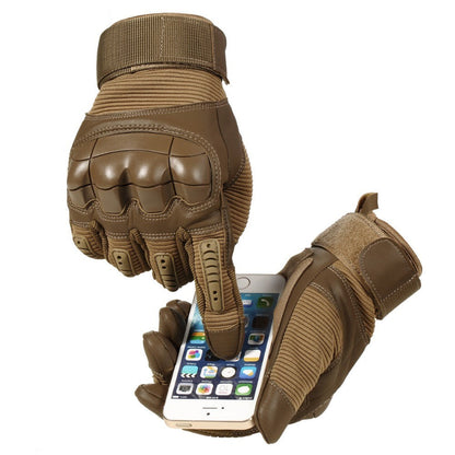 X-Force Tactical Gloves with Touchscreen Fingertips and Impact-Resistant Padding