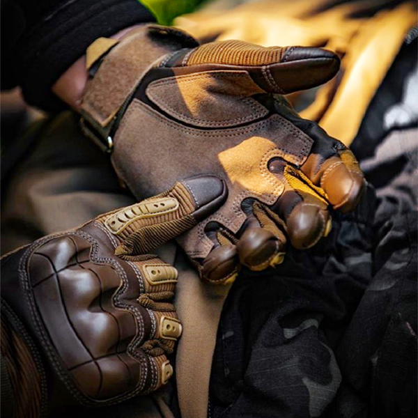 X-Force Tactical Gloves with Touchscreen Fingertips and Impact-Resistant Padding