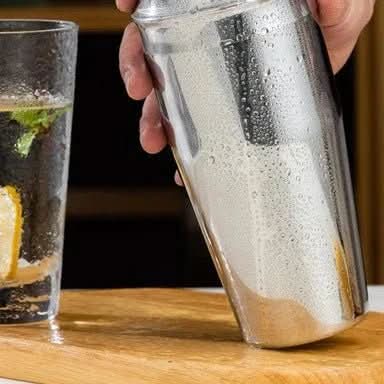 10 Piece Stainless Steel Cocktail Making Set with Shaker, Jigger, Strainer and Muddler for Home Bars