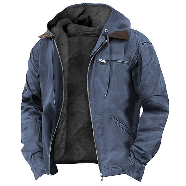 Men's Padded Outdoor Everyday Jacket - Insulated Layering Coat