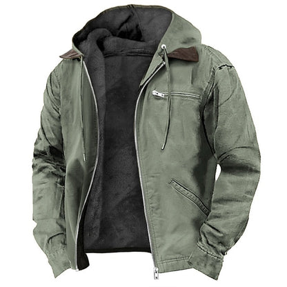 Men's Padded Outdoor Everyday Jacket - Insulated Layering Coat