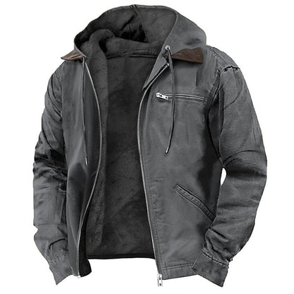 Men's Padded Outdoor Everyday Jacket - Insulated Layering Coat