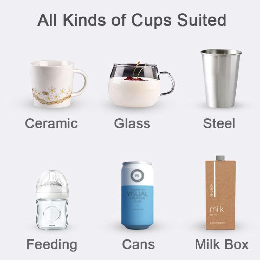 Electric Mug Warmer - Temperature Control Coffee Warmer, Auto Shut-Off, Glass Top