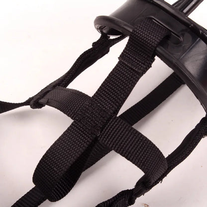 Adjustable Silicone Dog Muzzle with Custom Fit for Small to Large Breed Dogs Daily
