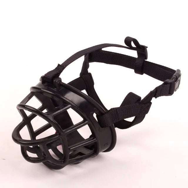 Adjustable Silicone Dog Muzzle with Custom Fit for Small to Large Breed Dogs Daily