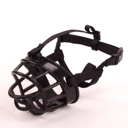 Adjustable Silicone Dog Muzzle with Custom Fit for Small to Large Breed Dogs Daily