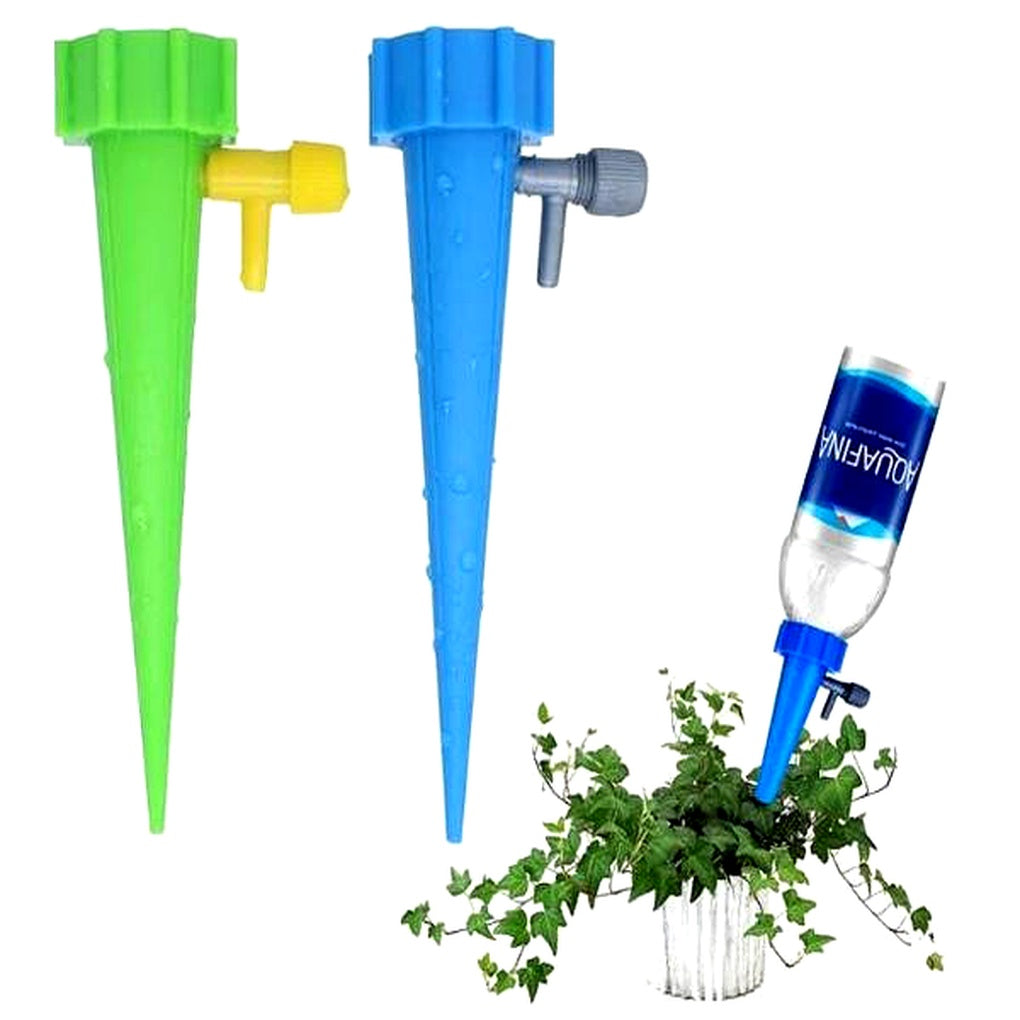 Self-Watering Plant Spikes with Adjustable Flow Control - Automatic Watering Cones for Potted Plants