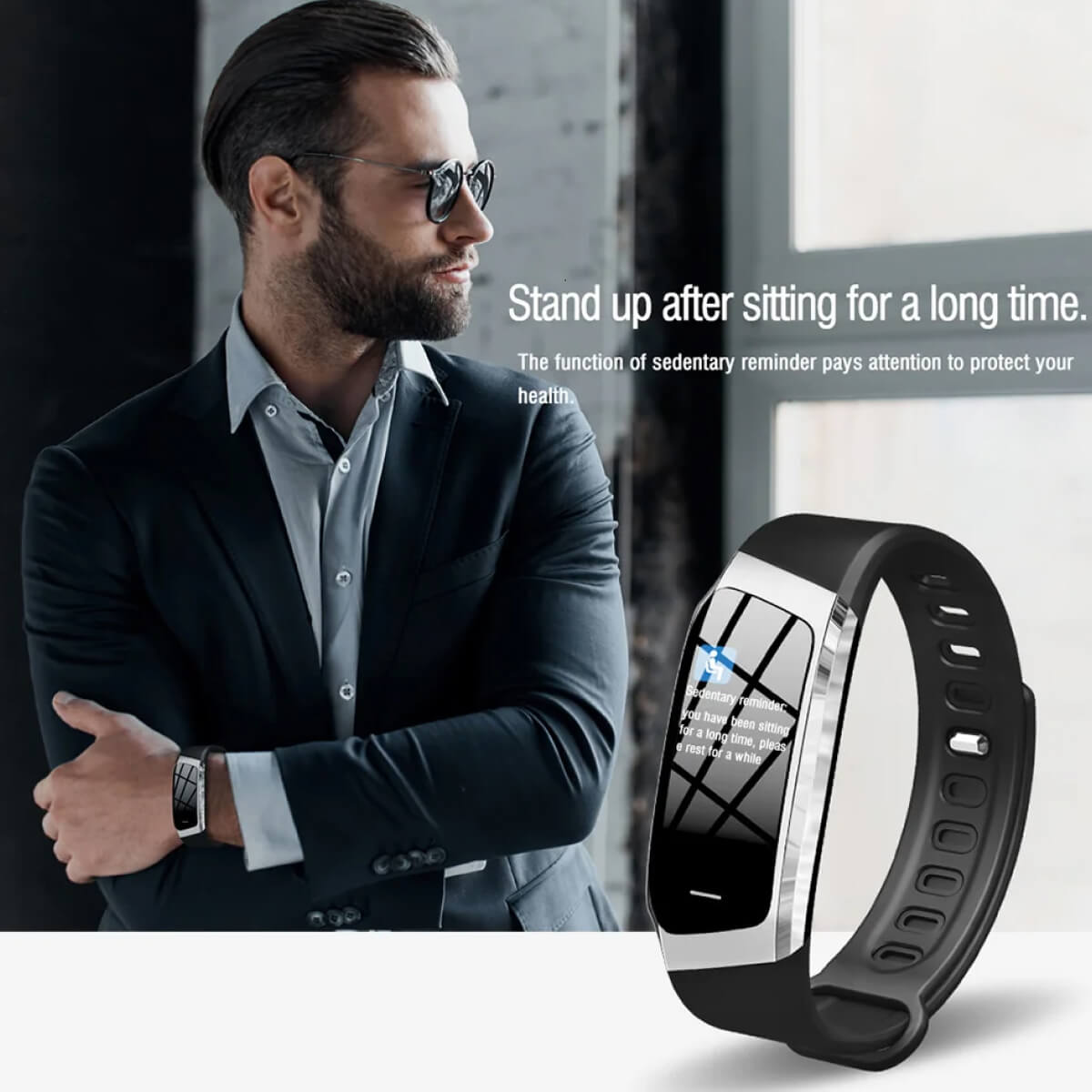 Wellness Smartwatch with Heart Rate Tracking, Blood Pressure Estimates and Activity Tracking