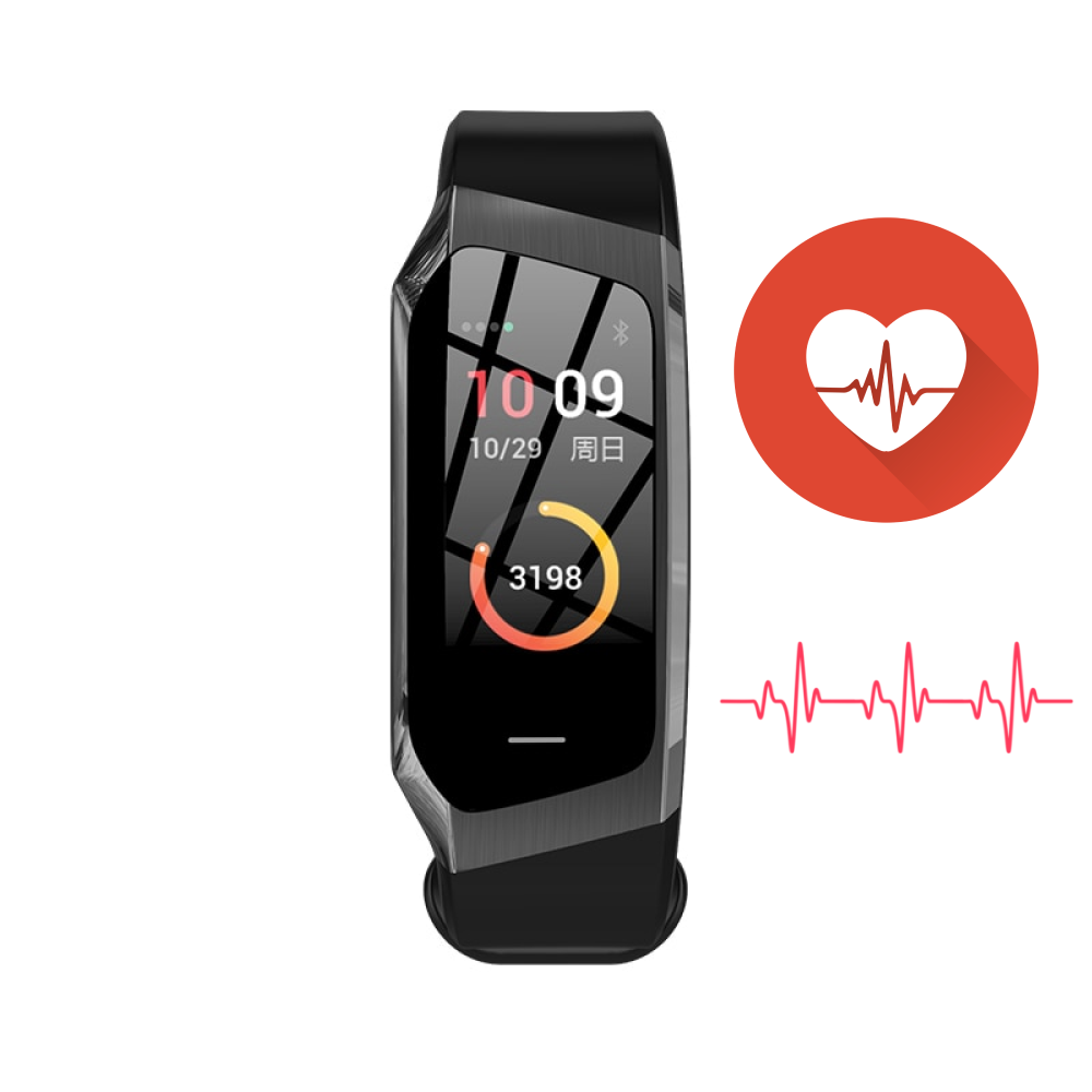 Wellness Smartwatch with Heart Rate Tracking, Blood Pressure Estimates and Activity Tracking
