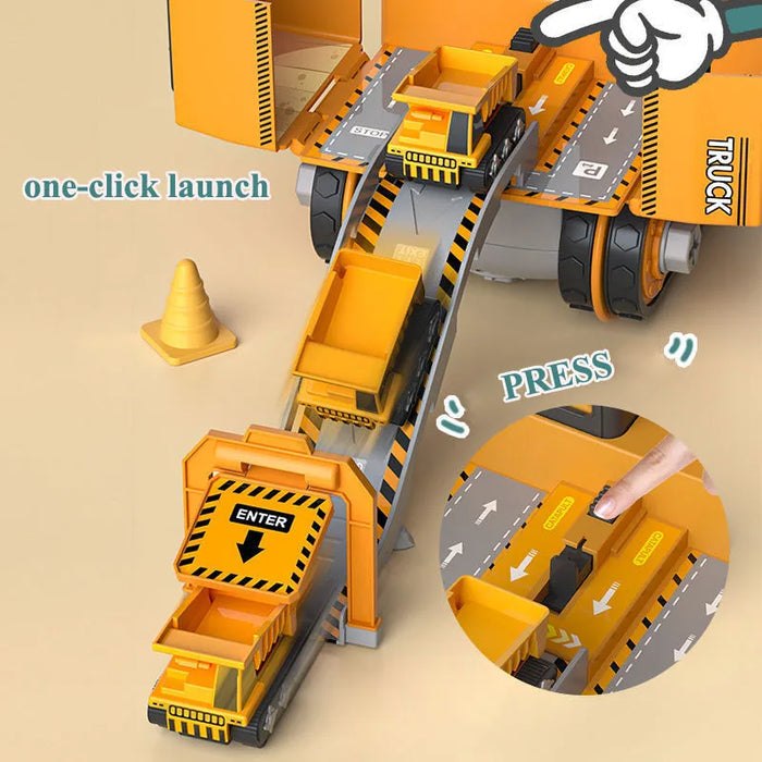 Constructo 120+ Piece BPA-Free Build and Play Vehicle Set - Educational Toy for Kids 4+