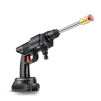 Cordless Portable High Pressure Water Spray Gun - Battery-Powered 22 Bar Outdoor Cleaner