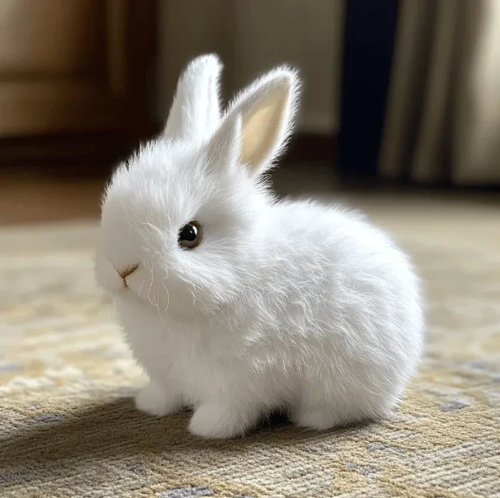 CozyHop Bunny Realistic Hopping Plush Toy with Soft Fur and Lifelike Ear Movement