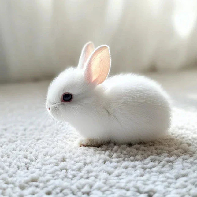 CozyHop Bunny Realistic Hopping Plush Toy with Soft Fur and Lifelike Ear Movement