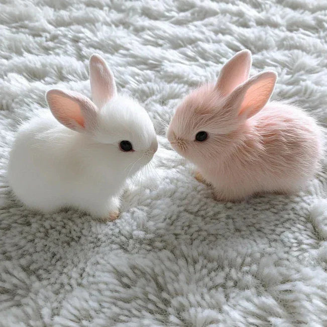 CozyHop Bunny Realistic Hopping Plush Toy with Soft Fur and Lifelike Ear Movement