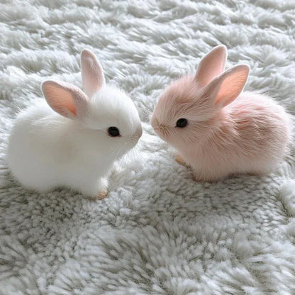 CozyHop Bunny Realistic Hopping Plush Toy with Soft Fur and Lifelike Ear Movement