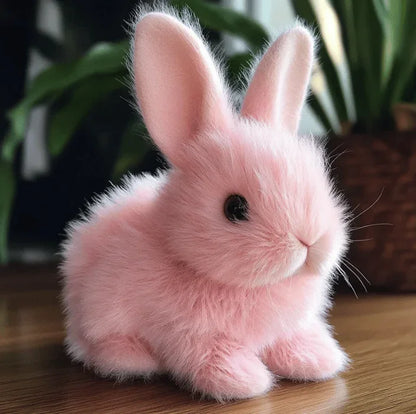 CozyHop Bunny Realistic Hopping Plush Toy with Soft Fur and Lifelike Ear Movement