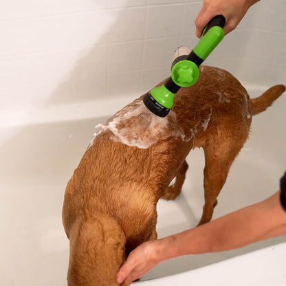 WashBuddy Dog Shower Sprayer with 360-Degree Spray Flow and Built-In Water Regulator