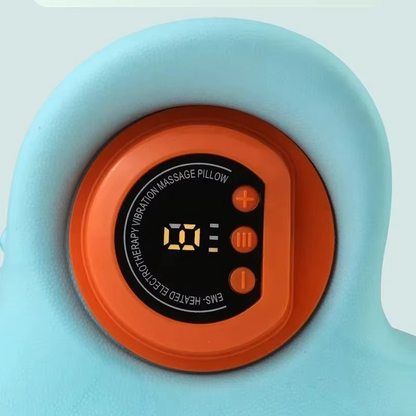 Electric Cervical Neck Massager with Pulse and Heat Therapy for Neck and Shoulders