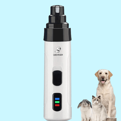 Electric Pet Nail Grinder - Quiet, USB Rechargeable Nail Trimmer for Dogs & Cats