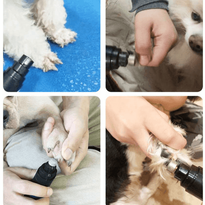 Electric Pet Nail Grinder - Quiet, USB Rechargeable Nail Trimmer for Dogs & Cats