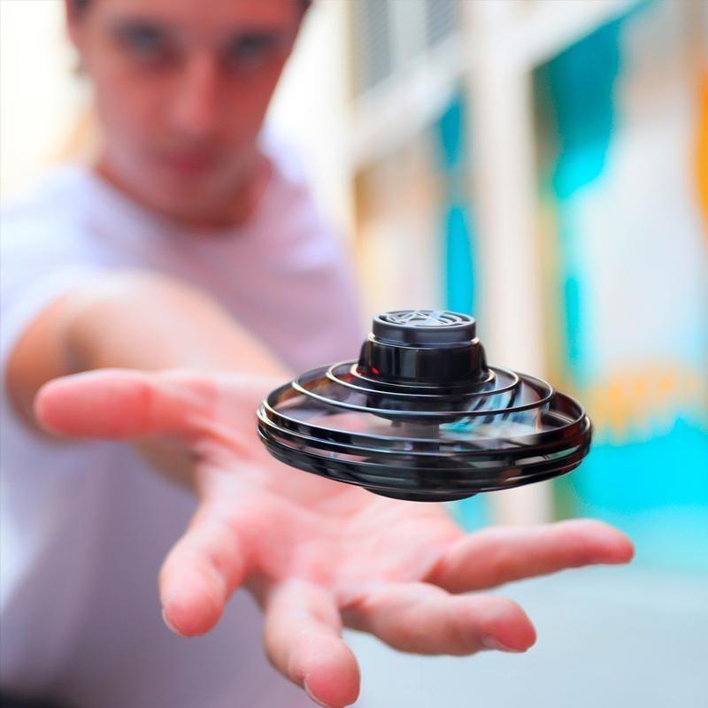 Hand-Controlled Flying Ball Toy - Mini Hover Drone with LED Light, Rechargeable, Indoor Play