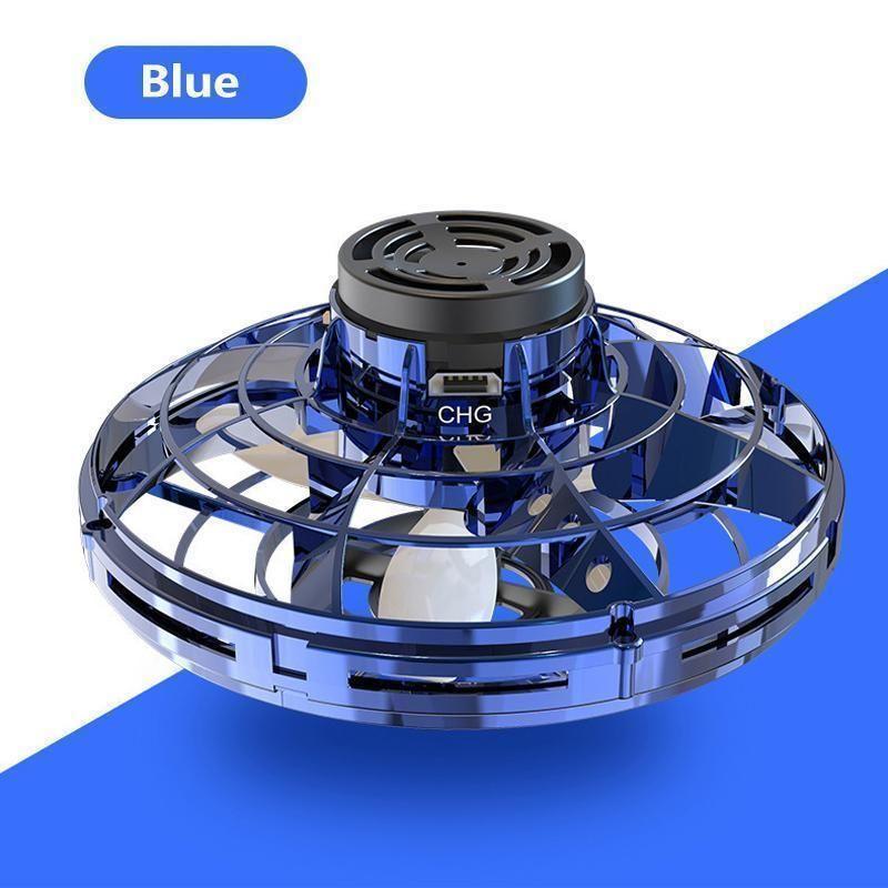 Hand-Controlled Flying Ball Toy - Mini Hover Drone with LED Light, Rechargeable, Indoor Play