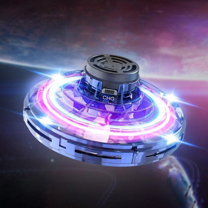 Hand-Controlled Flying Ball Toy - Mini Hover Drone with LED Light, Rechargeable, Indoor Play
